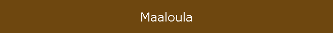 Maaloula
